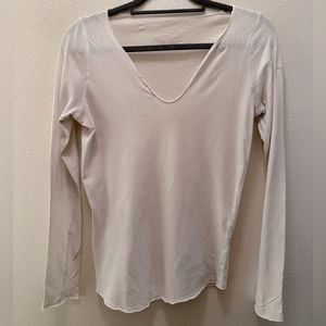 Zadig and Voltaire white long sleeve top Sz S